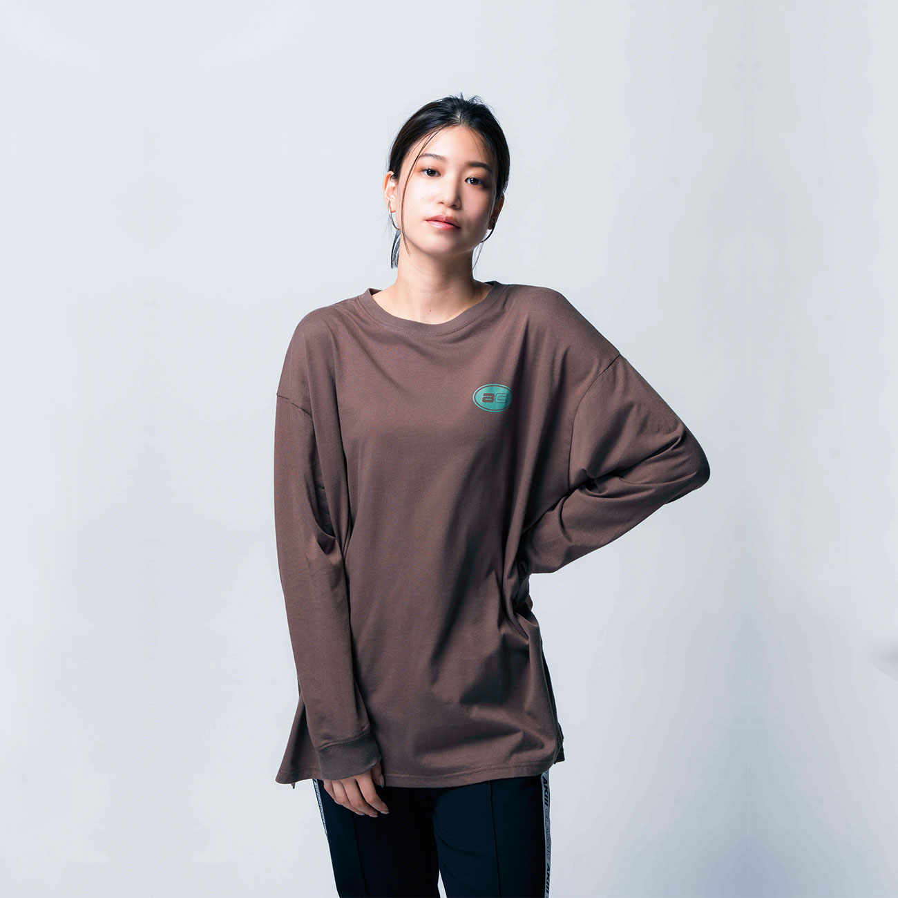 L/S T-SHIRT (BROWN)